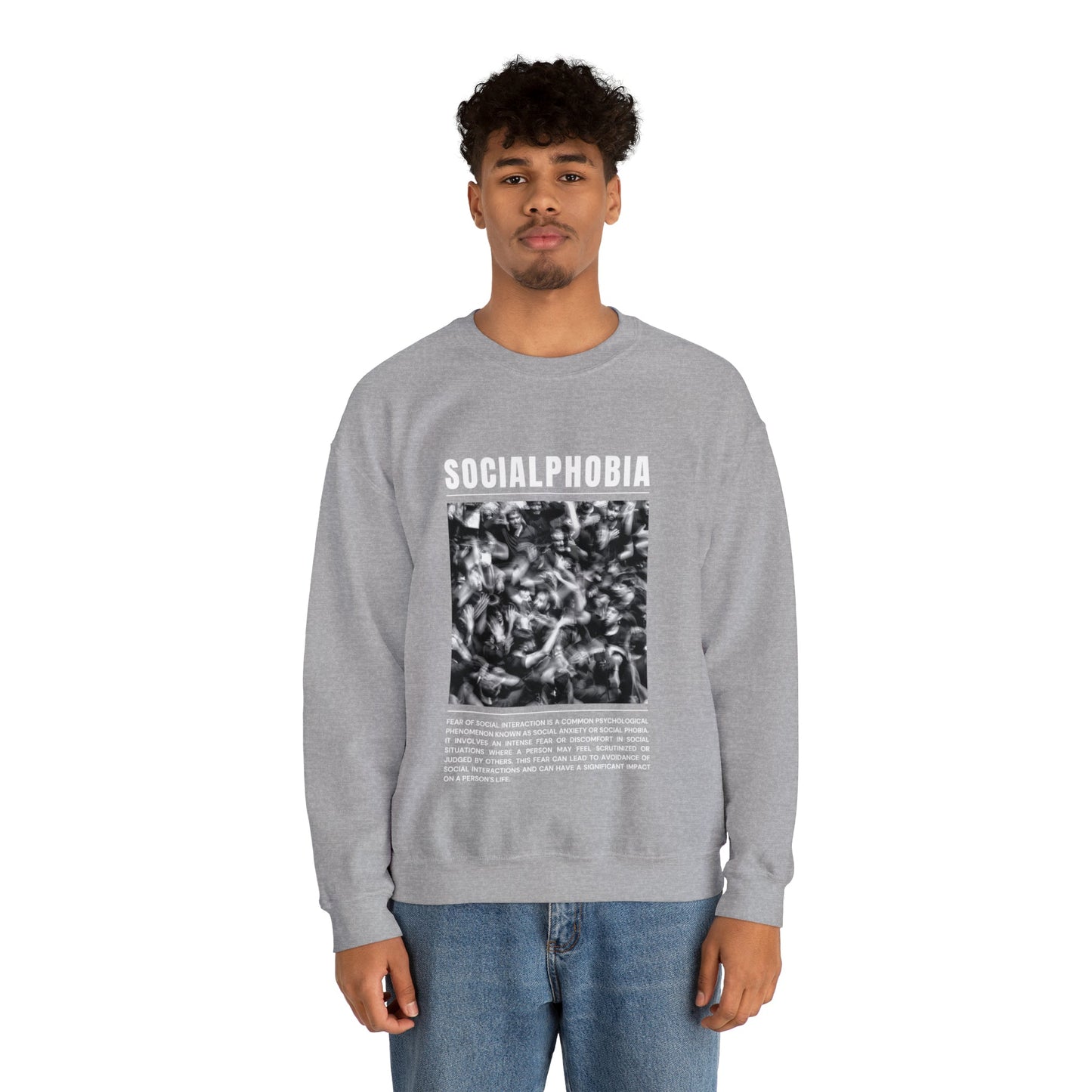Socialphobia Fear of Social Interaction Halloween Sweatshirt - BRAZEN BUY thsirt shirt