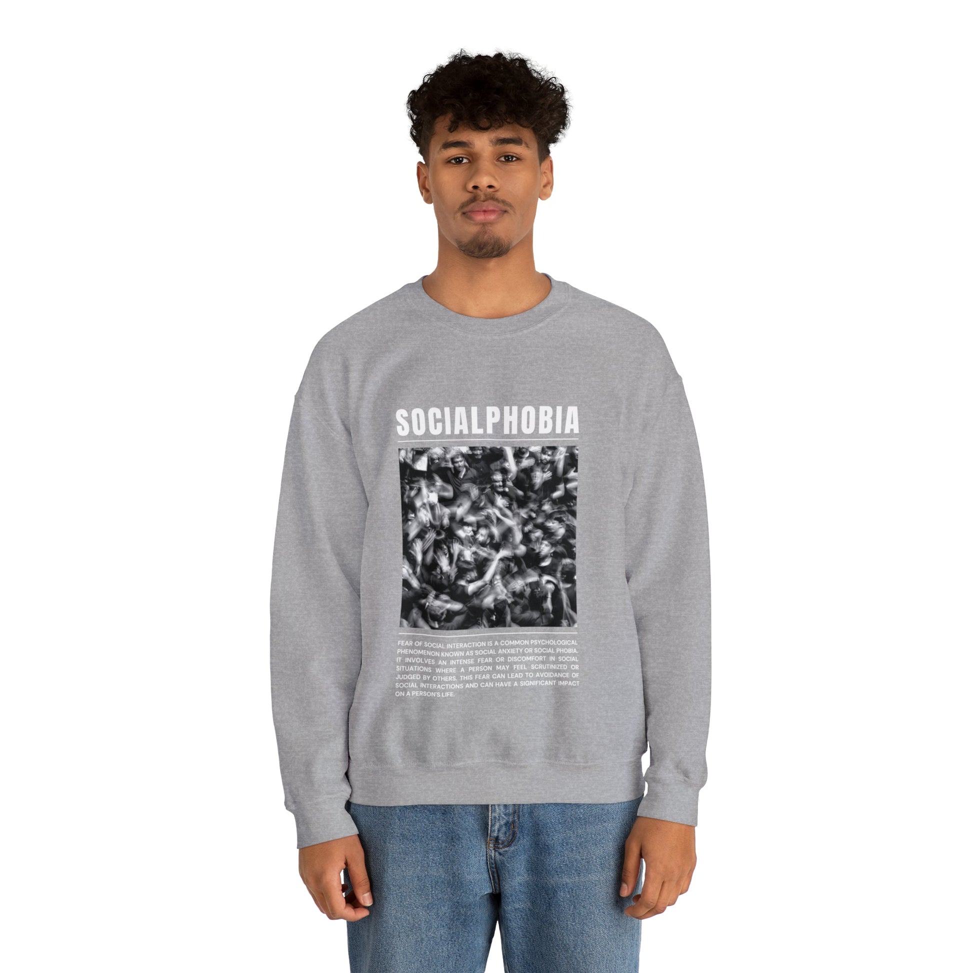 Socialphobia Fear of Social Interaction Halloween Sweatshirt - BRAZEN BUY thsirt shirt