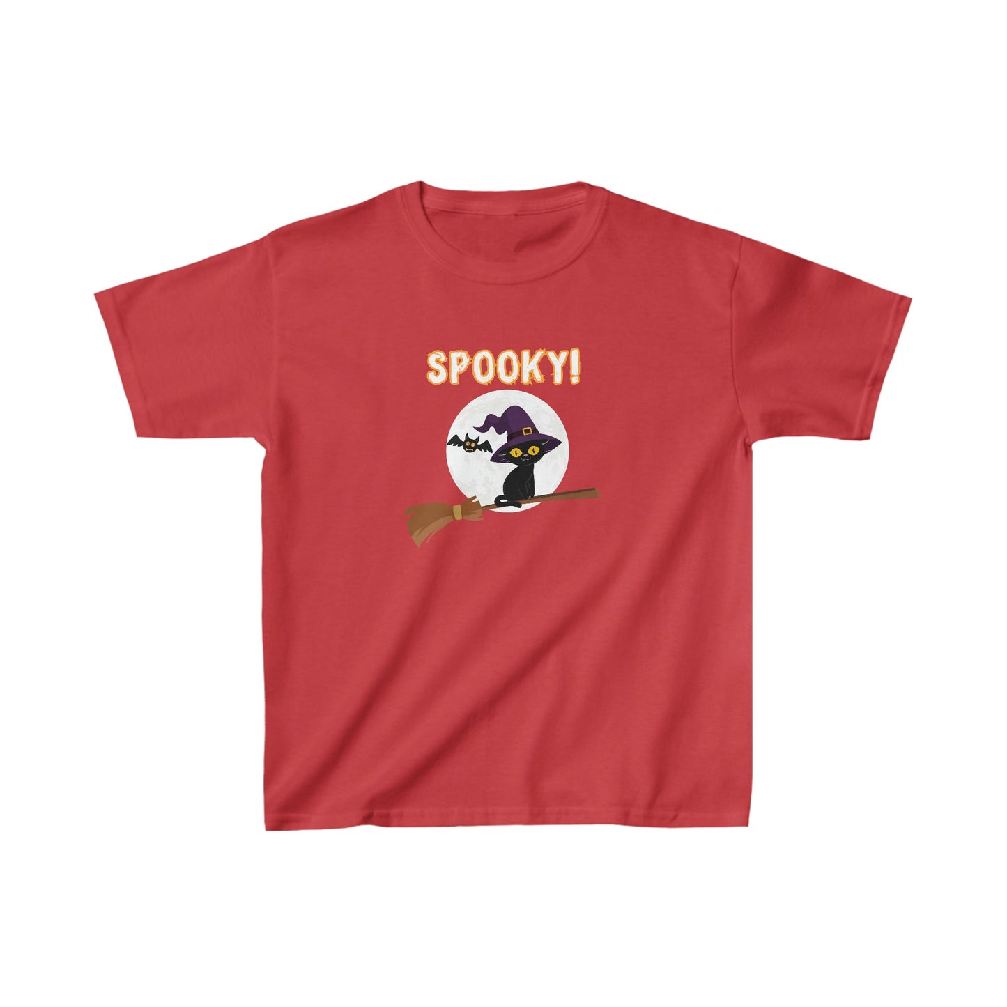 Spooky Cat Halloween Kids Tee - BRAZEN BUY thsirt shirt