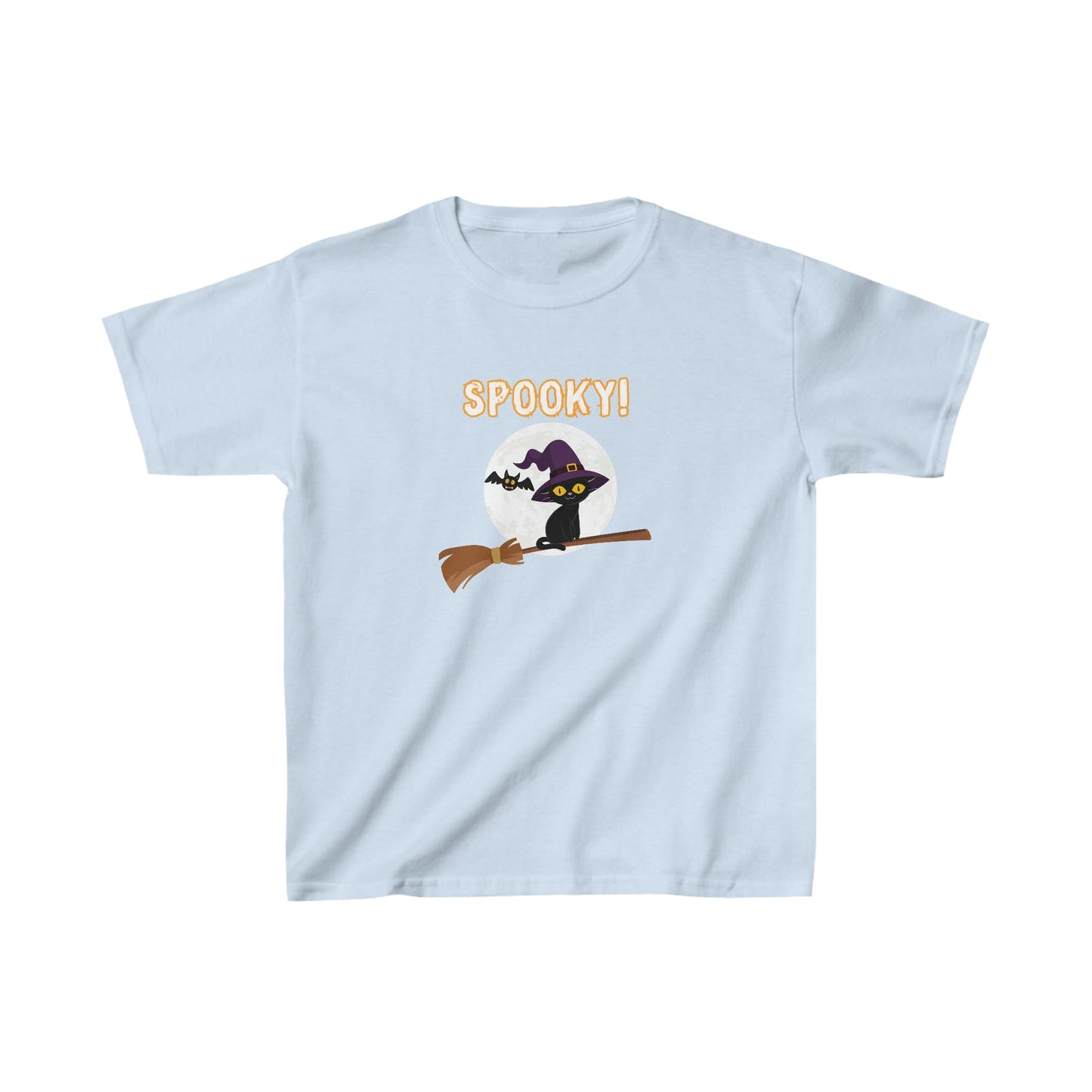 Spooky Cat Halloween Kids Tee - BRAZEN BUY thsirt shirt