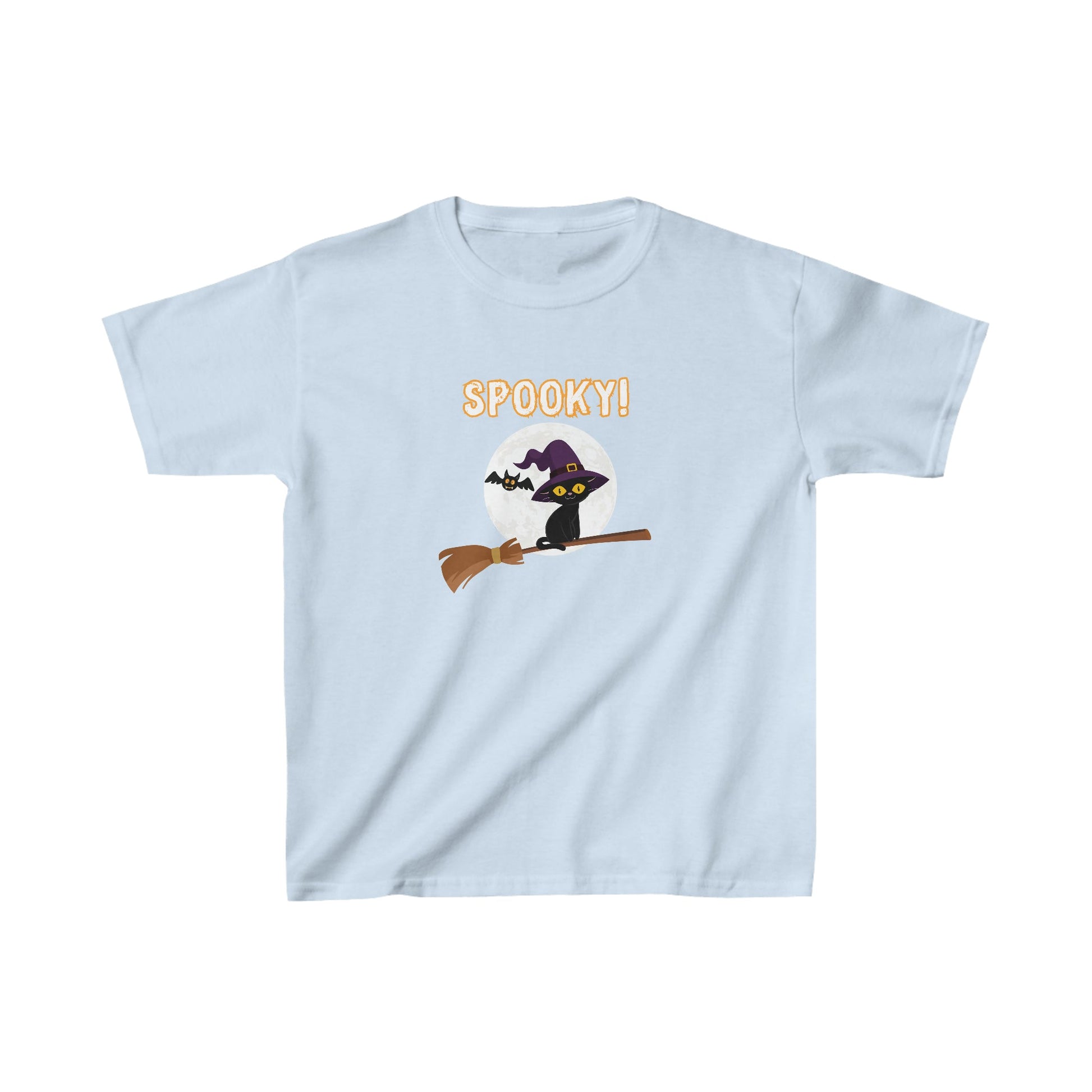 Spooky Cat Halloween Kids Tee - BRAZEN BUY thsirt shirt
