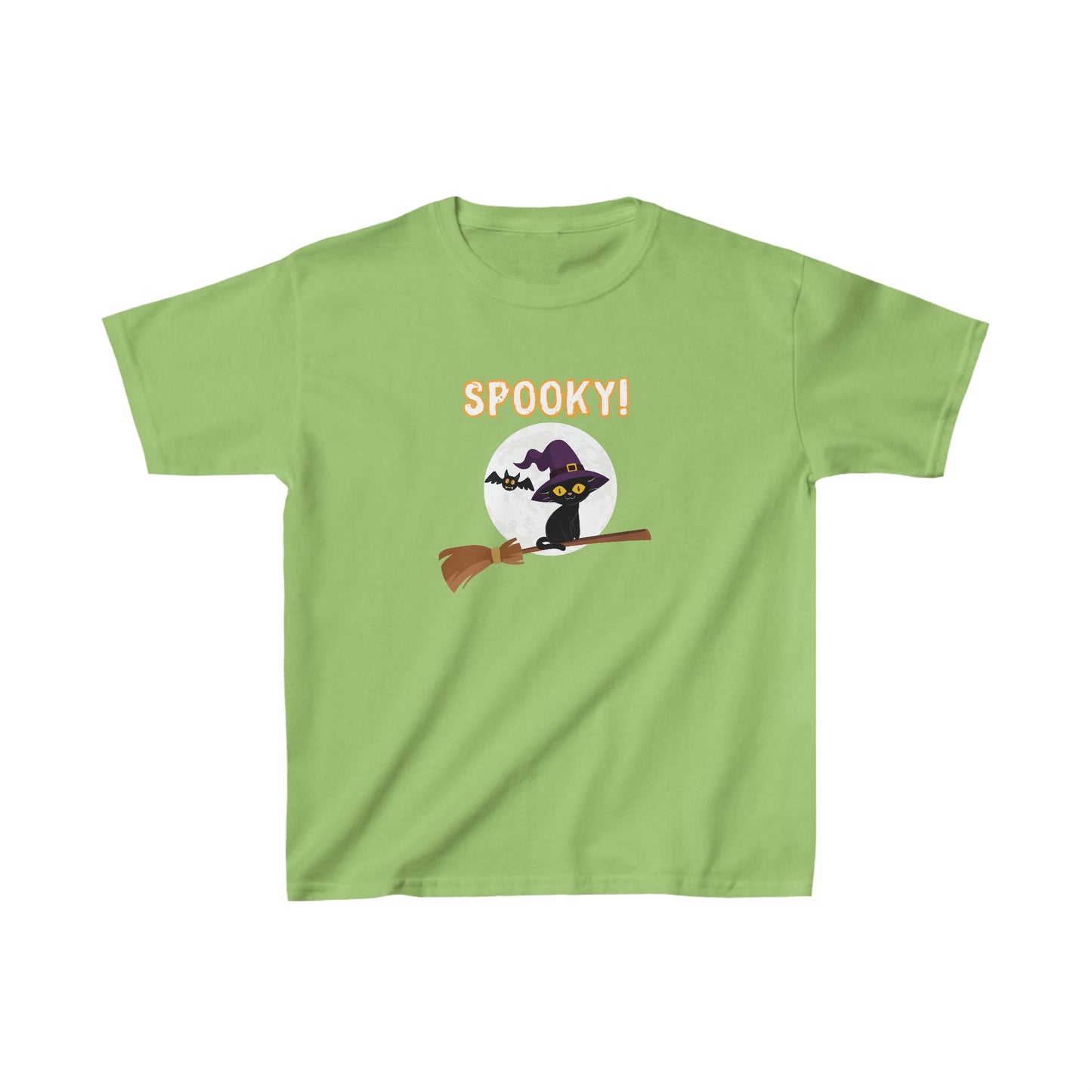Spooky Cat Halloween Kids Tee - BRAZEN BUY thsirt shirt