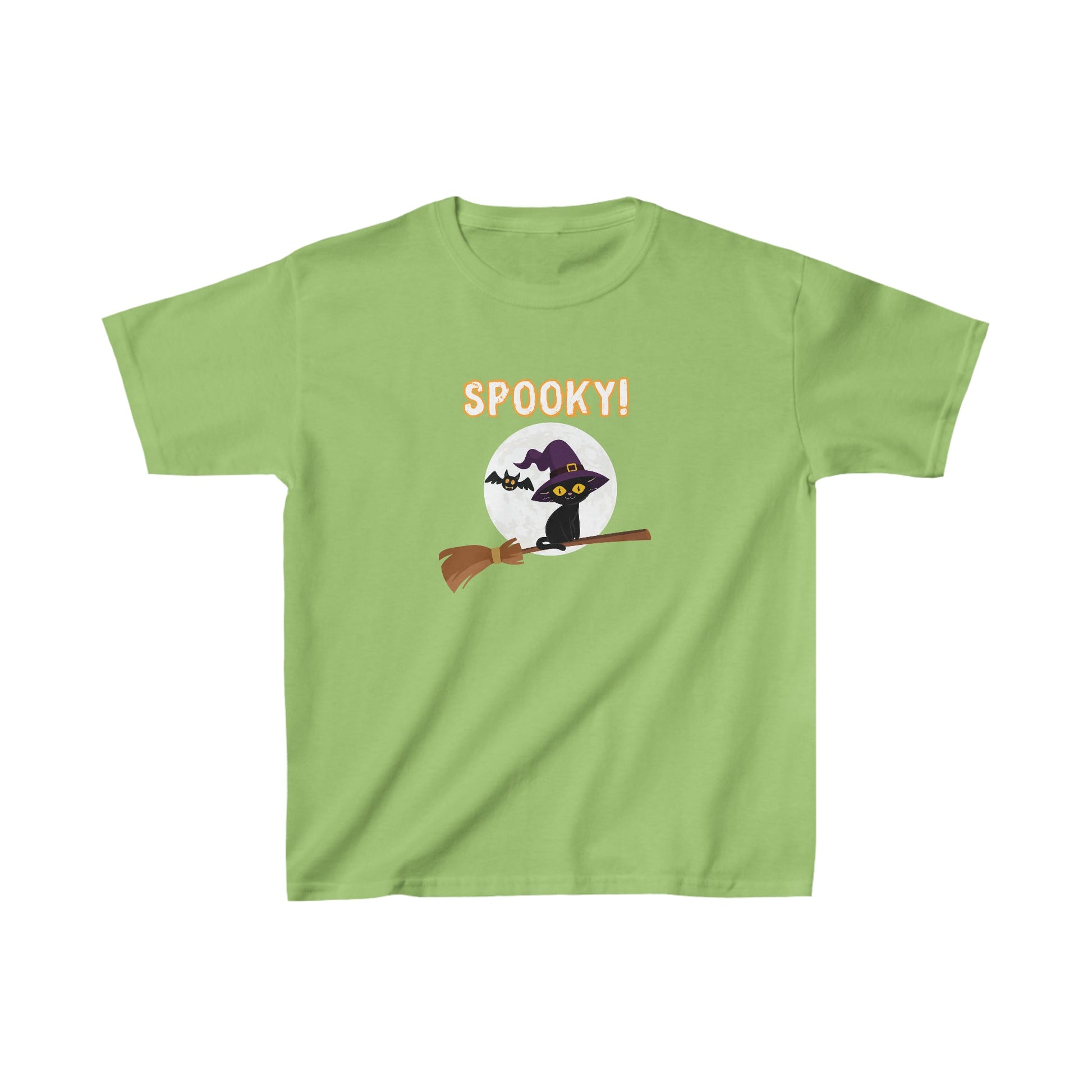 Spooky Cat Halloween Kids Tee - BRAZEN BUY thsirt shirt