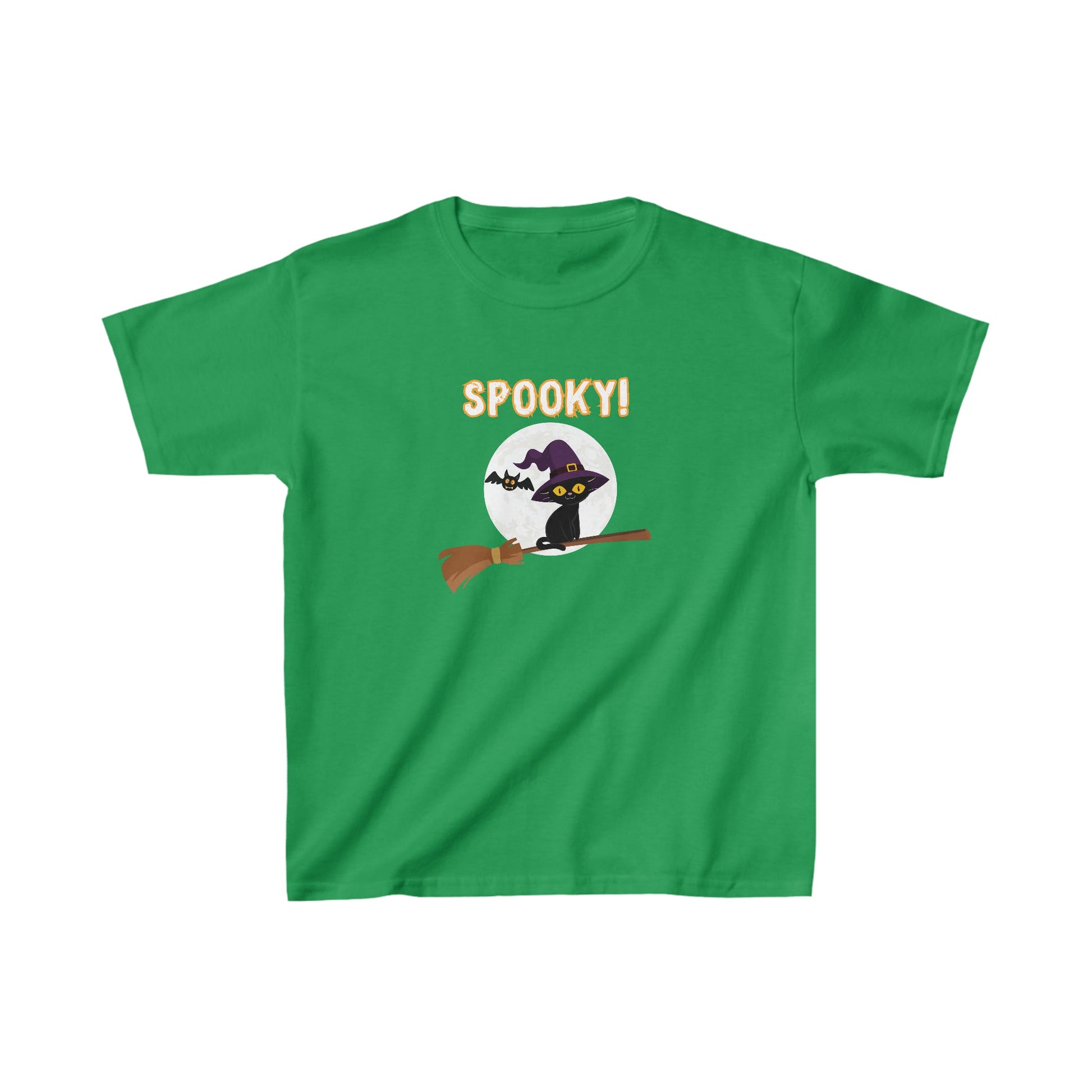 Spooky Cat Halloween Kids Tee - BRAZEN BUY thsirt shirt