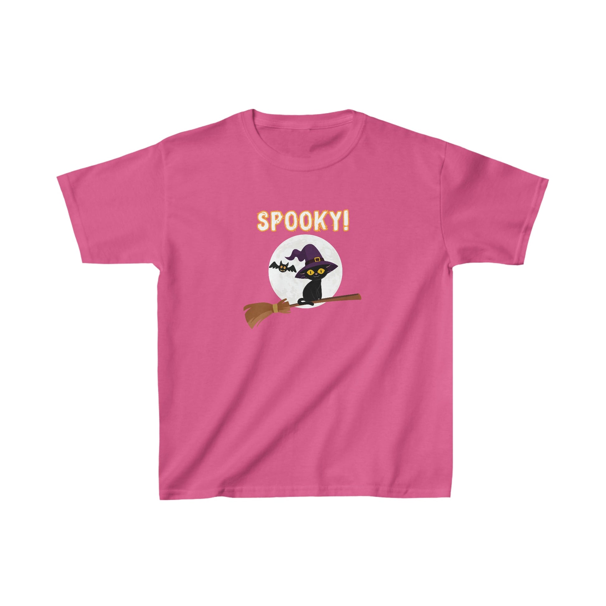 Spooky Cat Halloween Kids Tee - BRAZEN BUY thsirt shirt