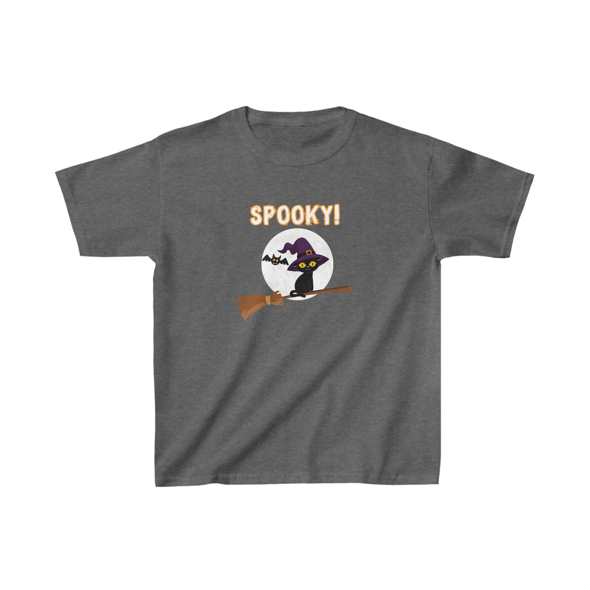 Spooky Cat Halloween Kids Tee - BRAZEN BUY thsirt shirt
