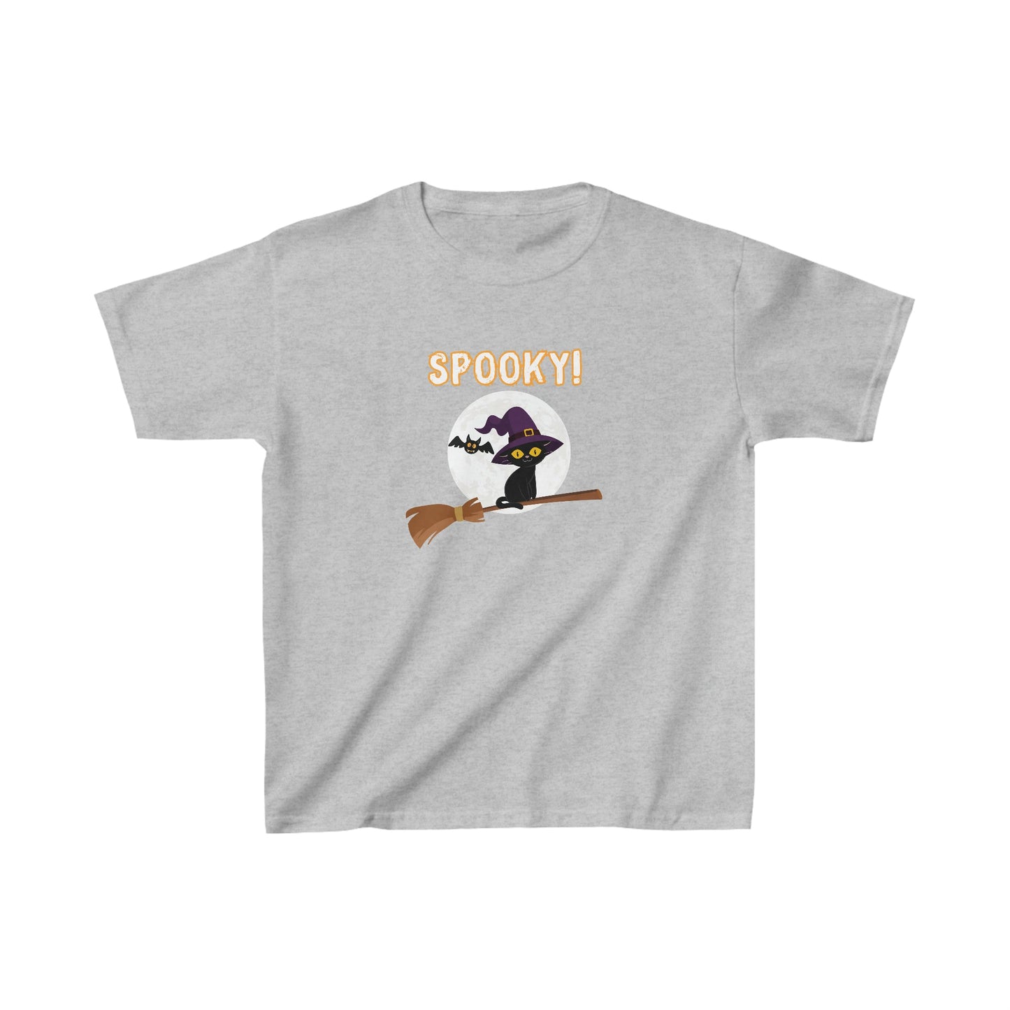 Spooky Cat Halloween Kids Tee - BRAZEN BUY thsirt shirt