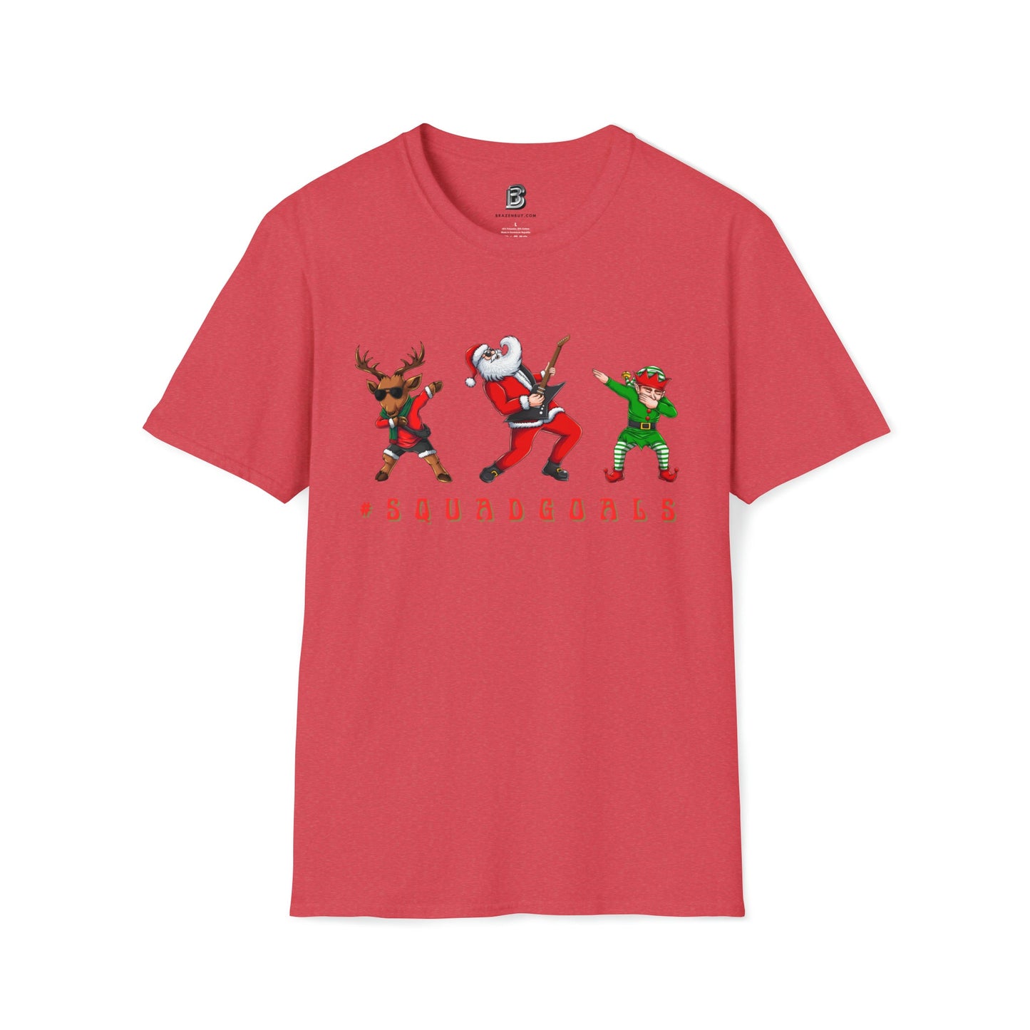 #squadgoals Christmas Dab Unisex Two-Sided Shirt - BRAZEN BUY thsirt shirt