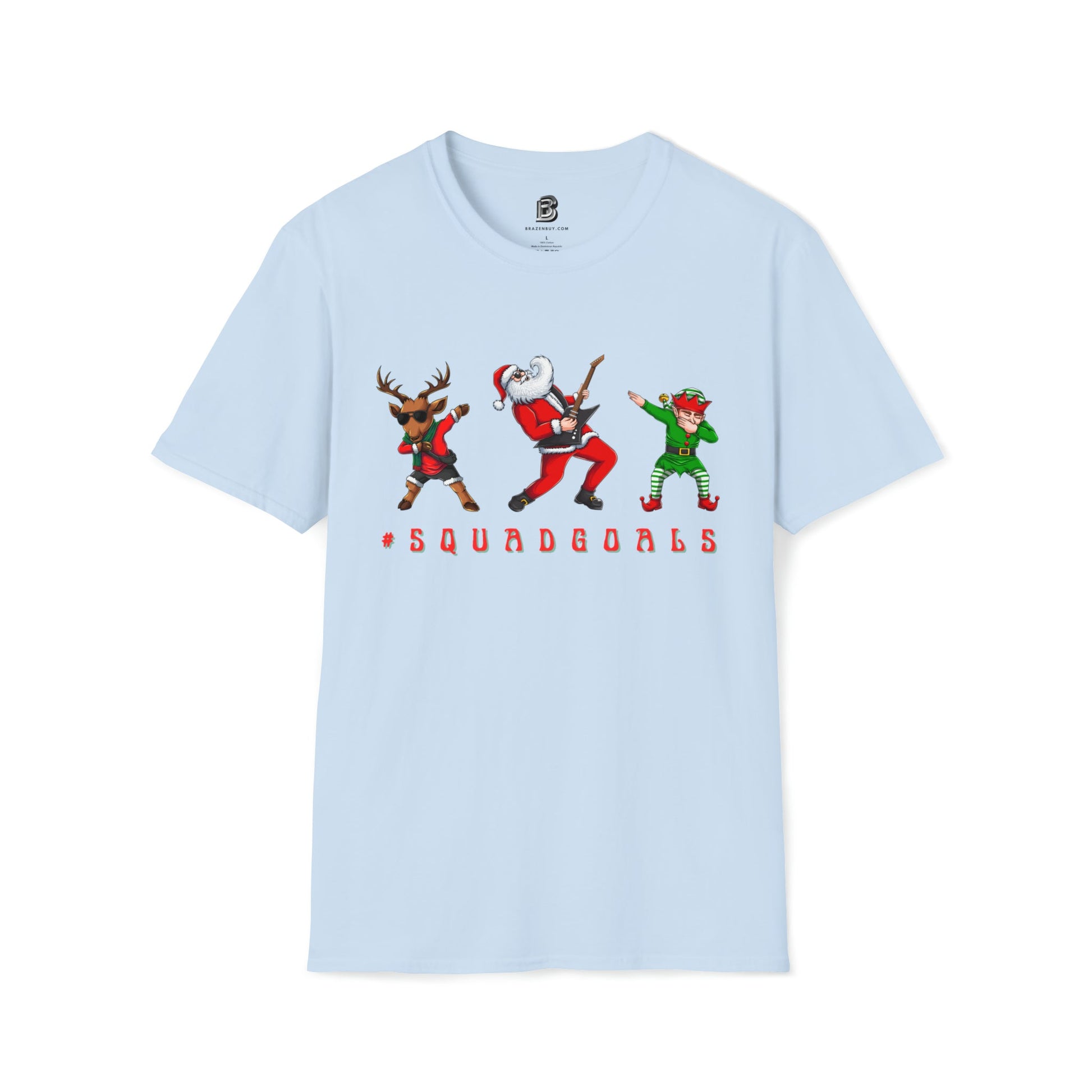 #squadgoals Christmas Dab Unisex Two-Sided Shirt - BRAZEN BUY thsirt shirt