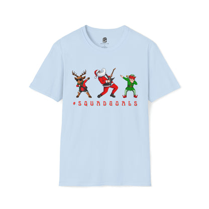#squadgoals Christmas Dab Unisex Two-Sided Shirt - BRAZEN BUY thsirt shirt