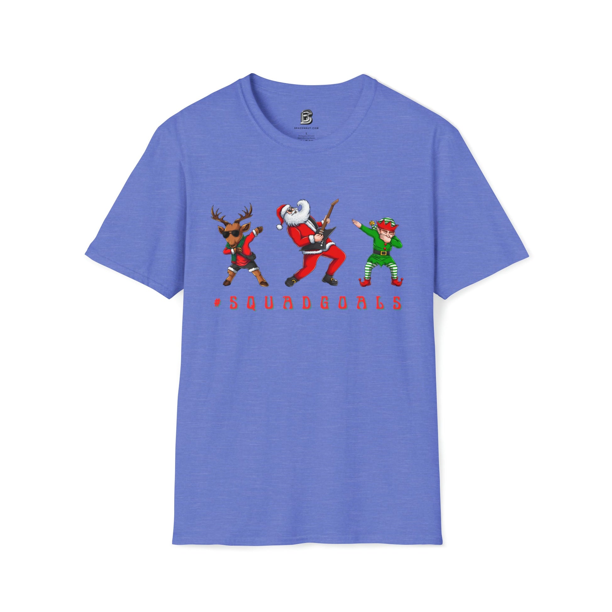 #squadgoals Christmas Dab Unisex Two-Sided Shirt - BRAZEN BUY thsirt shirt