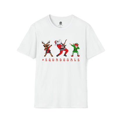 #squadgoals Christmas Dab Unisex Two-Sided Shirt - BRAZEN BUY thsirt shirt